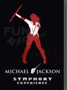 Früher Plakatentwurf "Michael Jackson - The Symphony Experience"